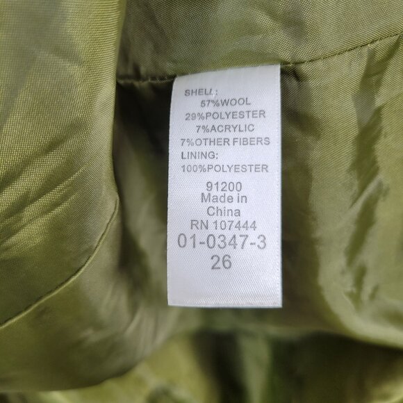 Jessica London Pea Coat Plus Size 26 26W 4X Bottom Up Warm Winter Art To Wear - Picture 9 of 9